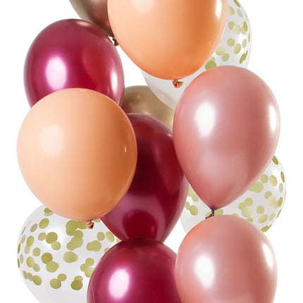 Roze Ballonnen Set 30cm 12st van Folat koop je bij Partywinkel