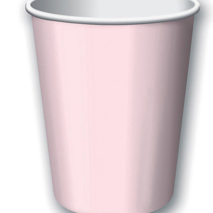 Roze Bekers Pastel 256ml 8st van Creative Converting koop je bij Partywinkel