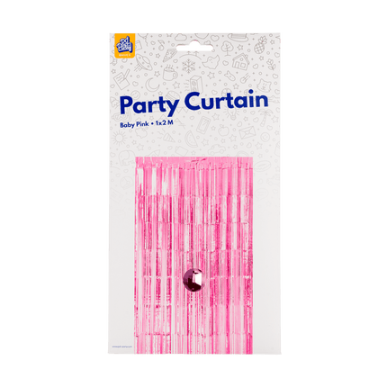 Roze Deurgordijn 2m - Partywinkel - 8716764236617