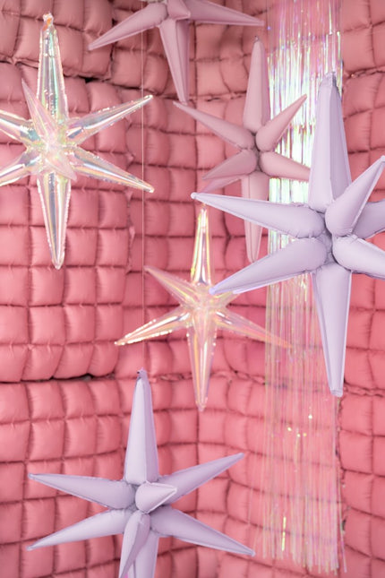 Roze Deurgordijn Ballonnen 1,43m van Partydeco koop je bij Partywinkel