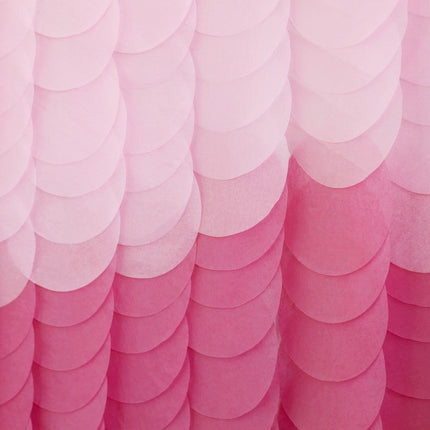 Roze Hangdecoratie Ombre 2m van Ginger Ray koop je bij Partywinkel