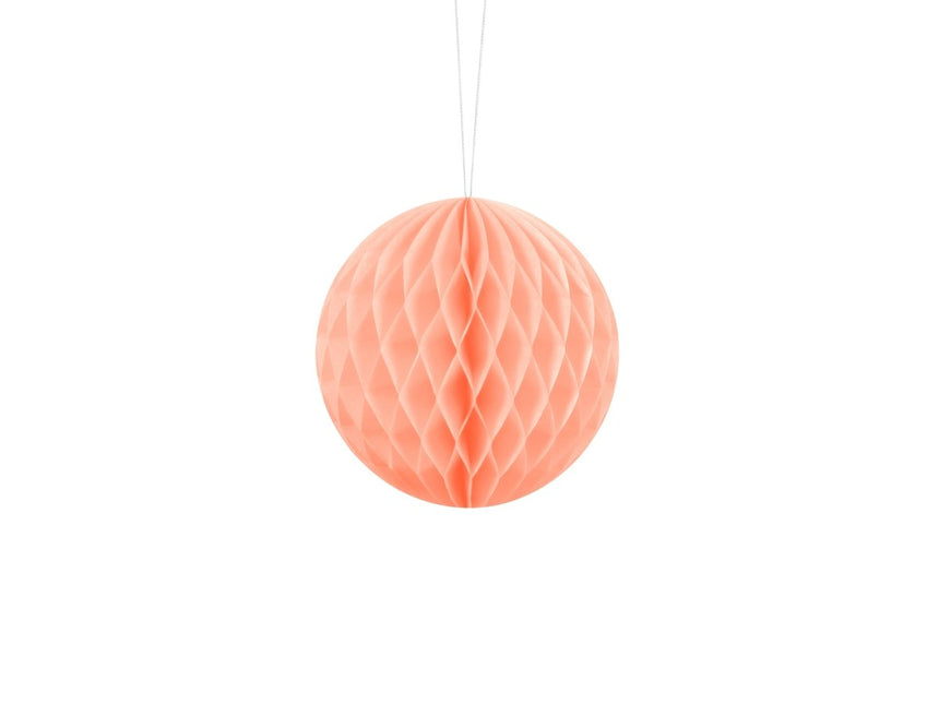 Roze Honeycomb 10cm van Partydeco koop je bij Partywinkel
