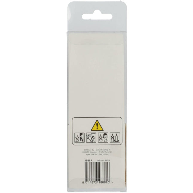 Roze Kaars 9 Jaar 5cm van Folat koop je bij Partywinkel