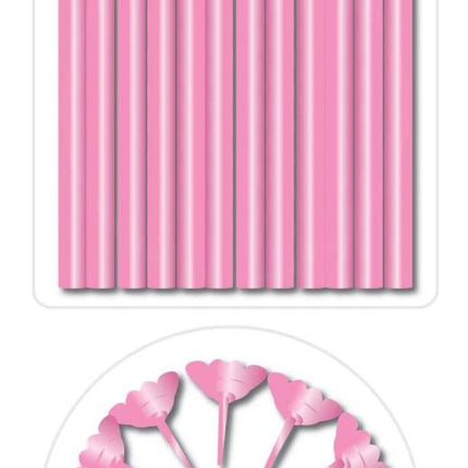 Roze Kaarsjes Houders 6cm 24st van Haza Witbaard koop je bij Partywinkel