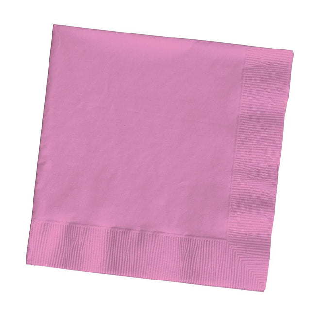 Roze Servetten 3 - Laags 33cm 50st van Creative Converting koop je bij Partywinkel
