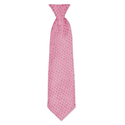 Roze Stropdas 32cm van VDV Benefit koop je bij Partywinkel