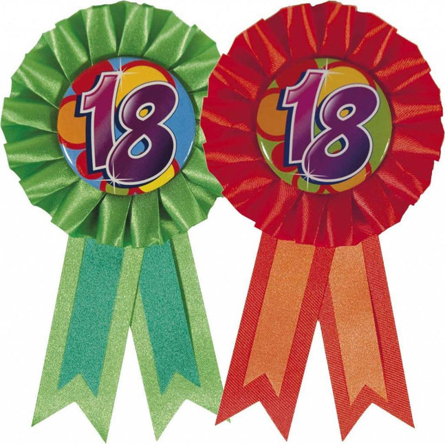 Rozet 18 Jaar van Haza Witbaard koop je bij Partywinkel