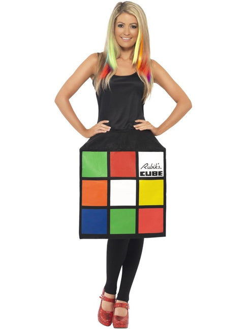 Rubik's Cube 3D Kostuum Dames van Smiffys koop je bij Partywinkel