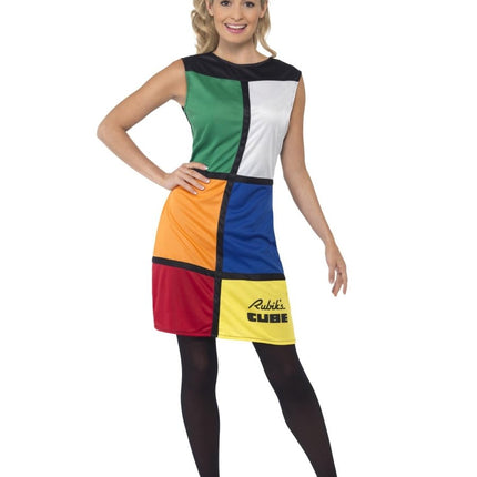 Rubik's Cube Kostuum Dames van Smiffys koop je bij Partywinkel