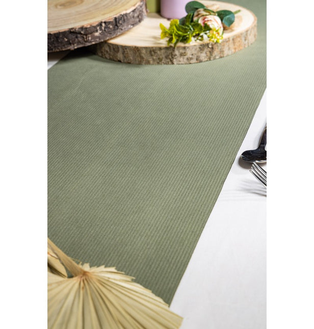 Chemin de table vert 3m
