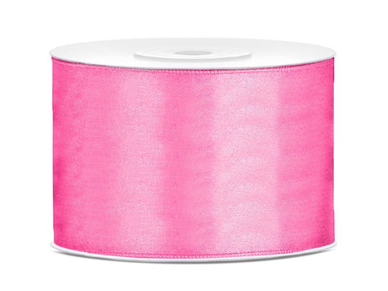 Satijn Lint Roze 50mm 25m van Partydeco koop je bij Partywinkel
