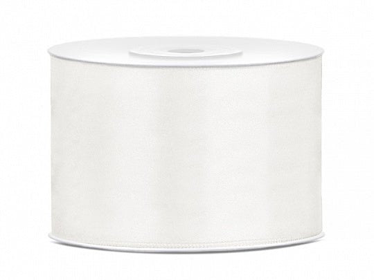 Satijn Lint Wit Pastel 50mm 25m van Partydeco koop je bij Partywinkel