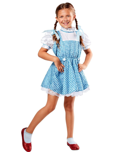 Sequin Dorothy Kostuum Blauw Meisjes van Rubies koop je bij Partywinkel