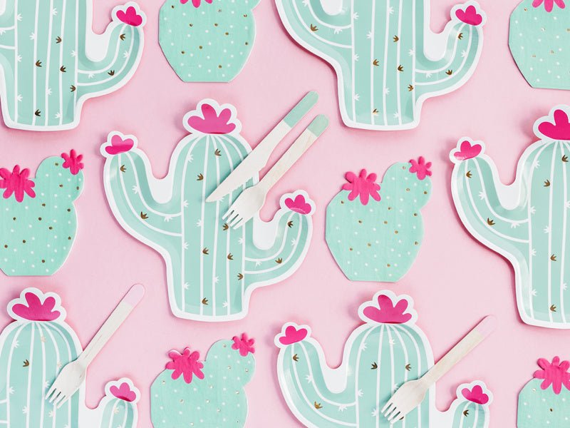 Servetten Cactus 13,5cm 20st van Partydeco koop je bij Partywinkel