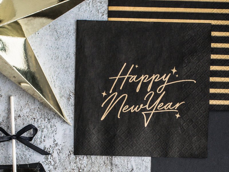 Servetten Gestreept 33cm 20st van Partydeco koop je bij Partywinkel