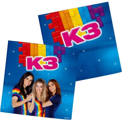 Servetten K3 20st van Folat koop je bij Partywinkel