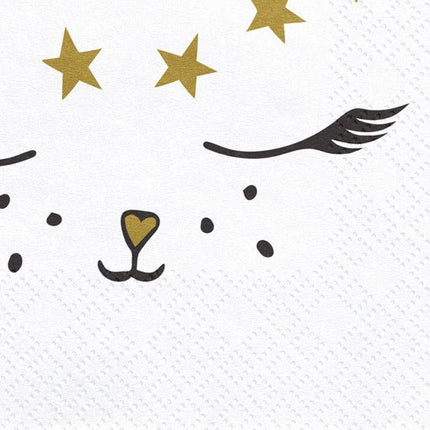 Servetten Kat 33cm 20st van Partydeco koop je bij Partywinkel