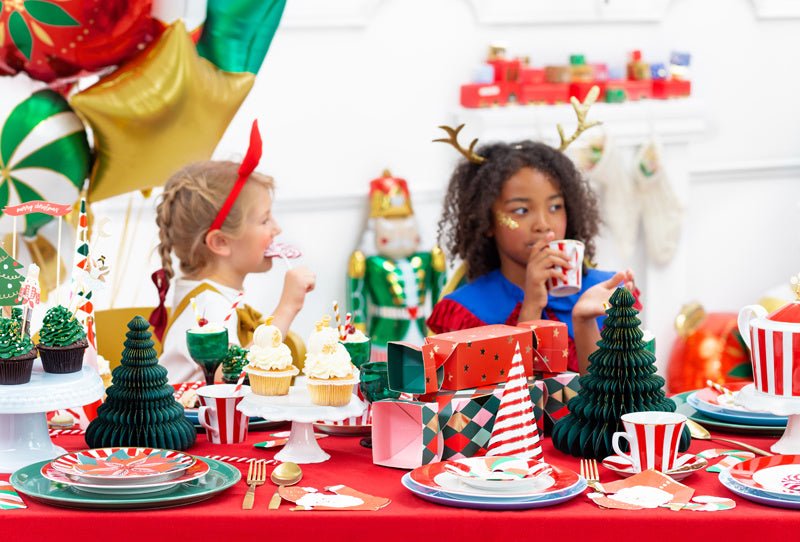 Servetten Rode Kerst Ster 15,5cm 20st van Partydeco koop je bij Partywinkel