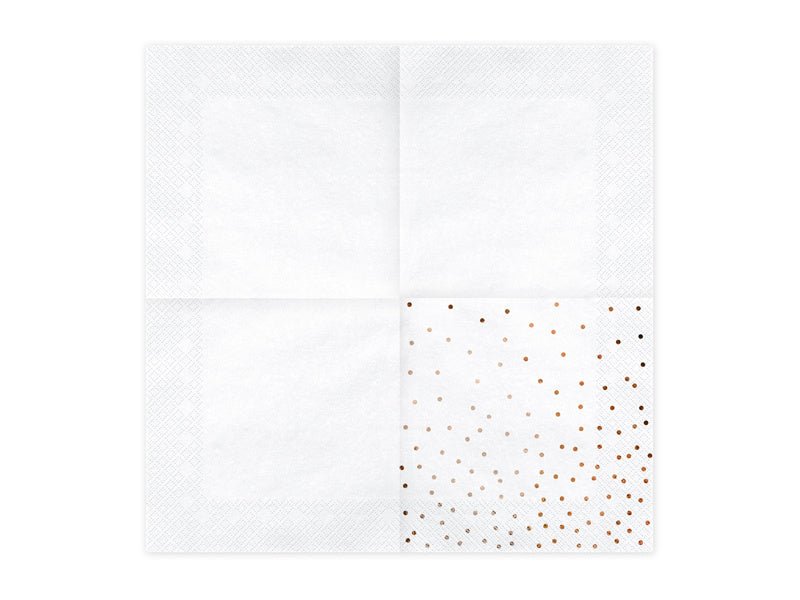 Servetten Stippen 33cm 20st van Partydeco koop je bij Partywinkel