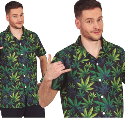Shirt Heren Marijuana van Fiestas Guirca koop je bij Partywinkel