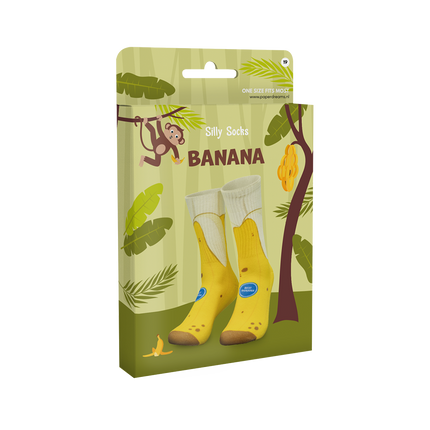 Chaussettes rigolotes Banana