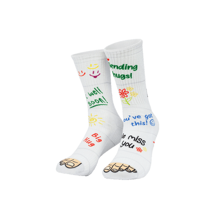 Chaussettes rigolotes « Jambe cassée »