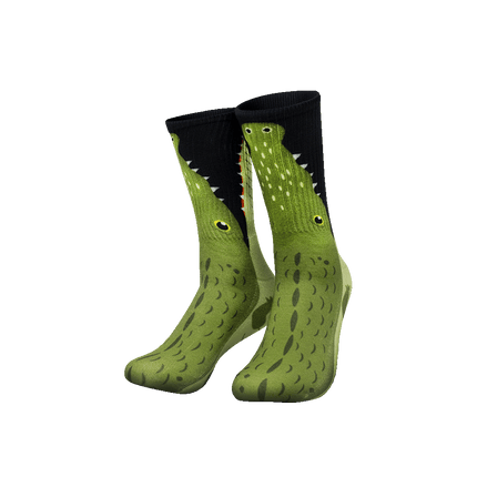 Chaussettes rigolotes Crocodile