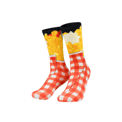 Chaussettes rigolotes « French Fries »