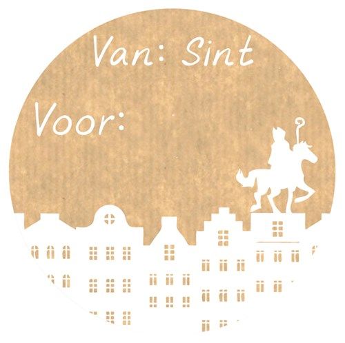 Sinterklaas Etiketten 250st - Partywinkel - 8711319720559
