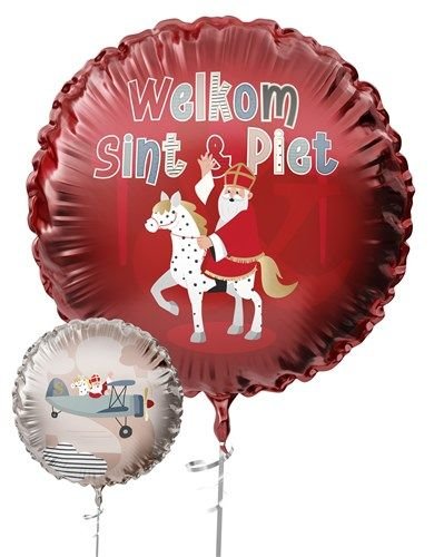 Sinterklaas Helium Ballon Leeg 45cm - Partywinkel - 8711319399083