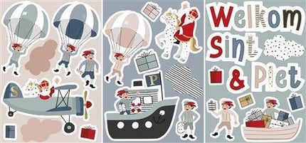 Sinterklaas Raamsticker van Haza Witbaard koop je bij Partywinkel