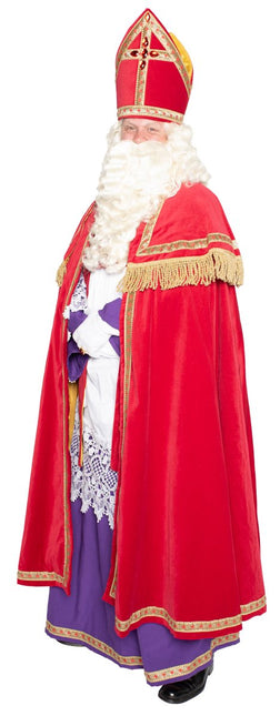 Sinterklaaspak Compleet Fluweel 4 delig van Haza Witbaard koop je bij Partywinkel