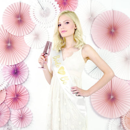 Sjerp Bride To Be Wit 75cm van Partydeco koop je bij Partywinkel