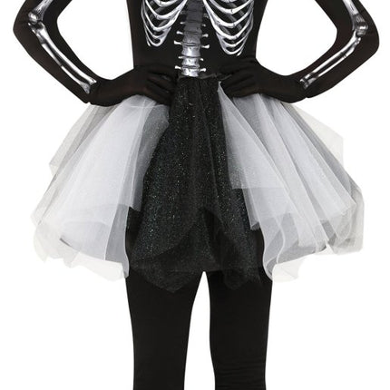 Skelet Halloween Jurk Dames Zwart van Fiestas Guirca koop je bij Partywinkel