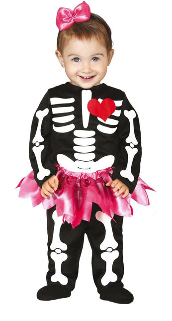Skelet Halloween Kostuum Baby Tutu van Fiestas Guirca koop je bij Partywinkel