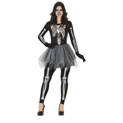 Skelet Halloween Kostuum Dames Tutu van Fiestas Guirca koop je bij Partywinkel