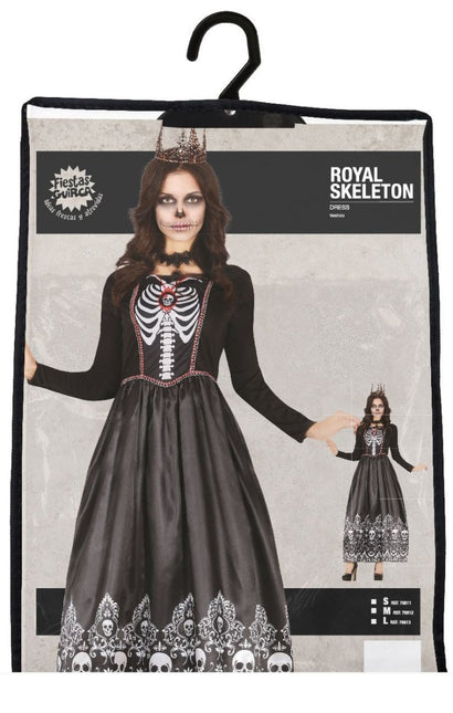 Skeleten Jurk Dames zwart van Fiestas Guirca koop je bij Partywinkel