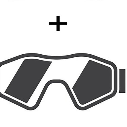 Combinaison de ski des années 80 avec lunettes Funky - Unisexe