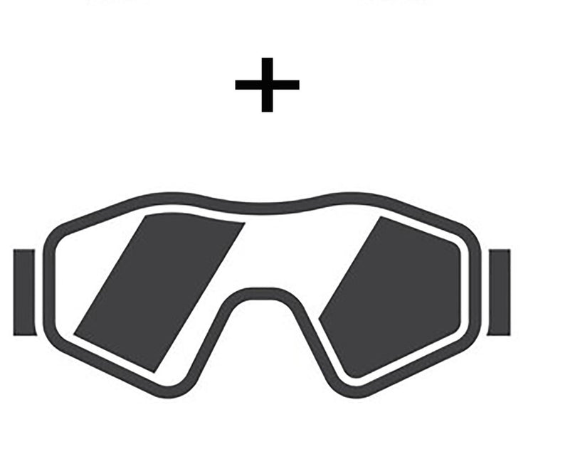 Combinaison de ski des années 80 avec lunettes Funky - Unisexe