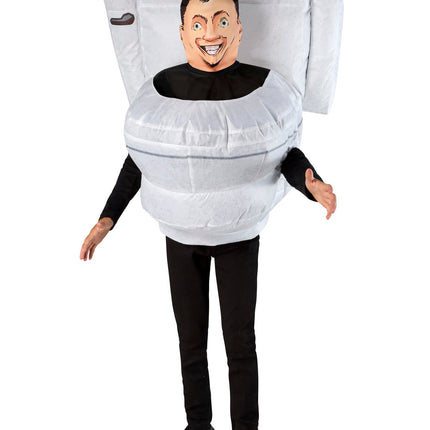 Skibidi Costume de toilettes gonflables pour enfant