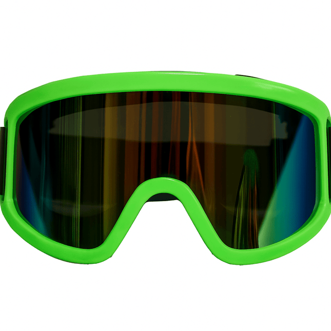 Skibril Neon Groen van Partychimp koop je bij Partywinkel