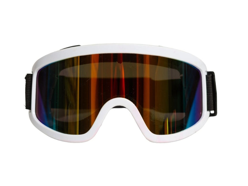 Skibril Wit van Partychimp koop je bij Partywinkel