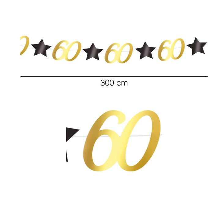 Slinger 60 Jaar 3m van Fiestas Guirca koop je bij Partywinkel