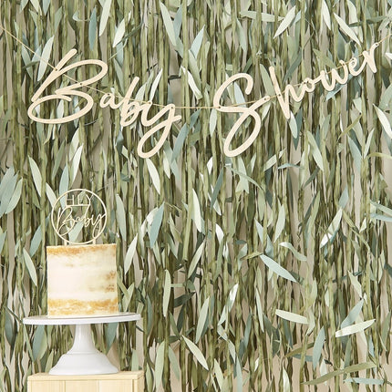Slinger Baby Shower Hout 2m van Ginger Ray koop je bij Partywinkel