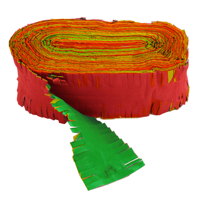 Slinger Rood/Groen/Geel Brandvertragend 24m van WeFiesta koop je bij Partywinkel