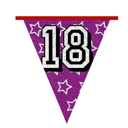 Slingers 18 Jaar Glitter 8m van Boland koop je bij Partywinkel