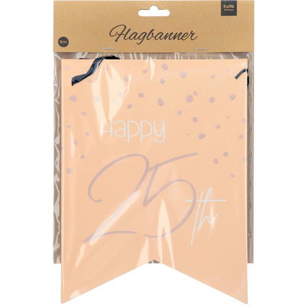 Slingers 25 Jaar Rose Goud 6m van Folat koop je bij Partywinkel