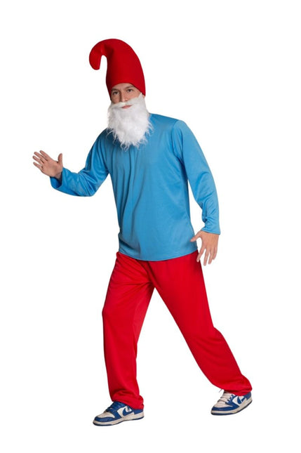 Smurfen Pak Rood Blauw Groot van Partychimp koop je bij Partywinkel
