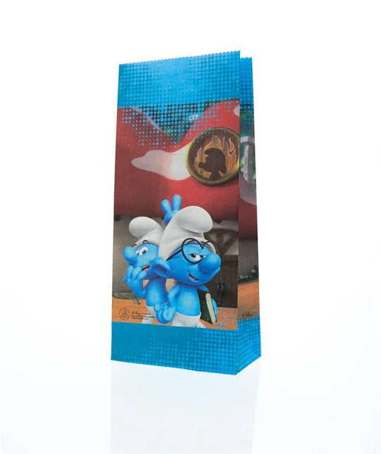 Smurfen Uitdeelzakjes 23cm 10st van VDV Benefit koop je bij Partywinkel
