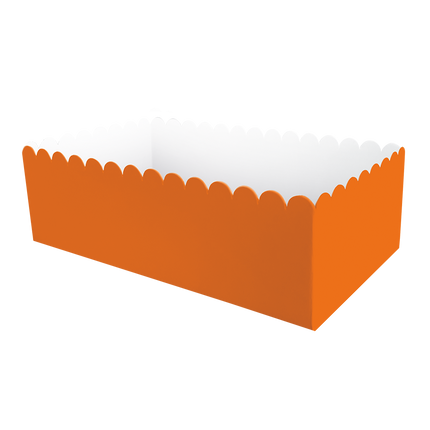 Bol à grignoter orange 12.5cm 8pcs